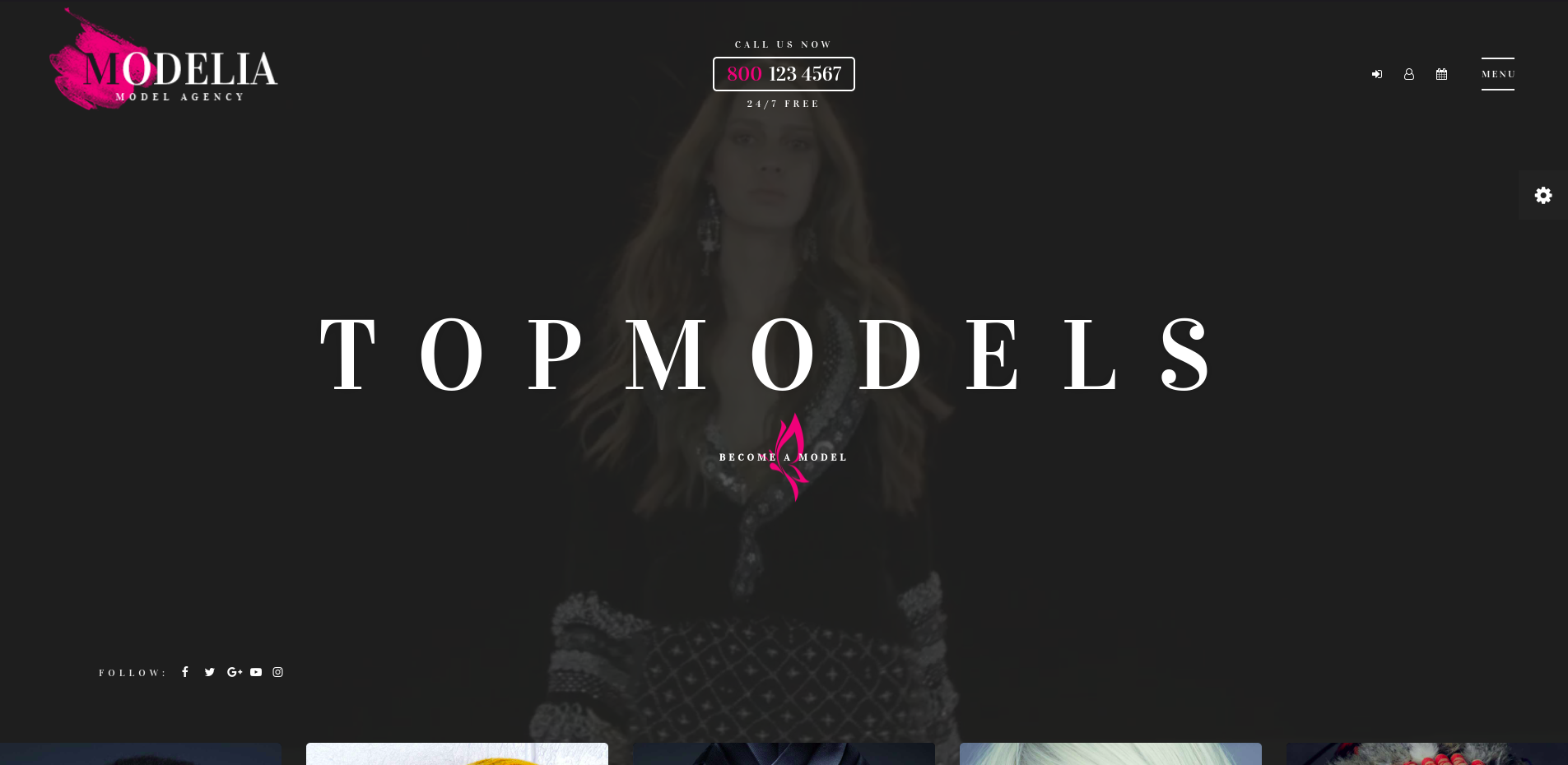 Landing page design preview